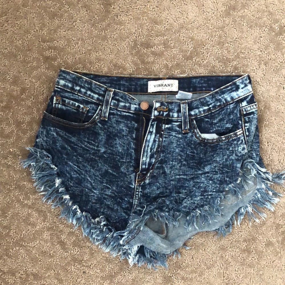 Vibrant Jean Shorts